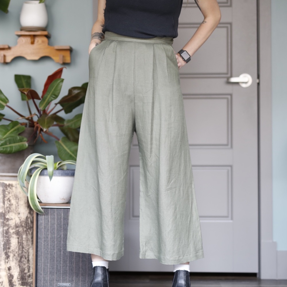 NWT First Rite wide leg culotte